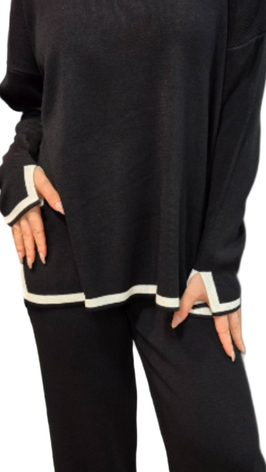 Black 2-Piece Co-ord set