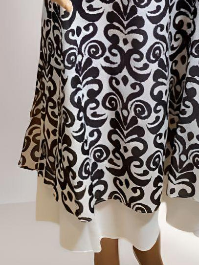 Printed Long Dress