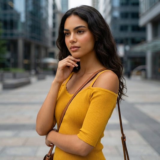Off-Shoulder Strap Crop Top