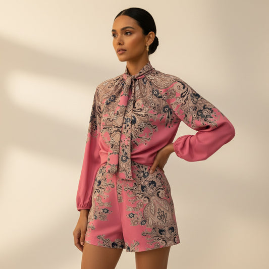 Button Shirt With Shorts