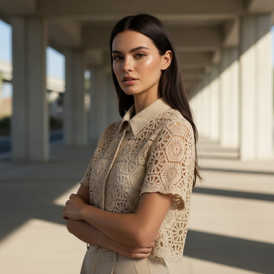 Crochet Crop Shirt