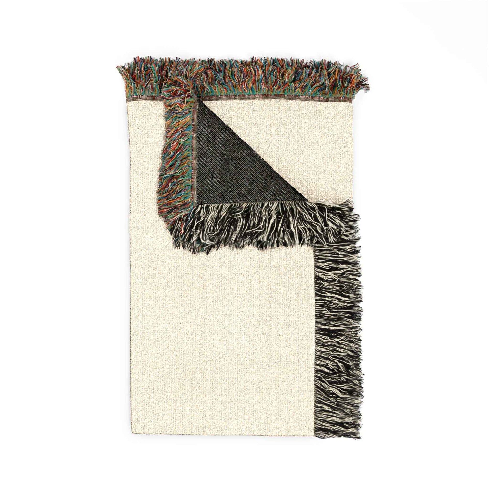 Cozy Affirmation Woven Blanket - Patch Throw - Mother's Day