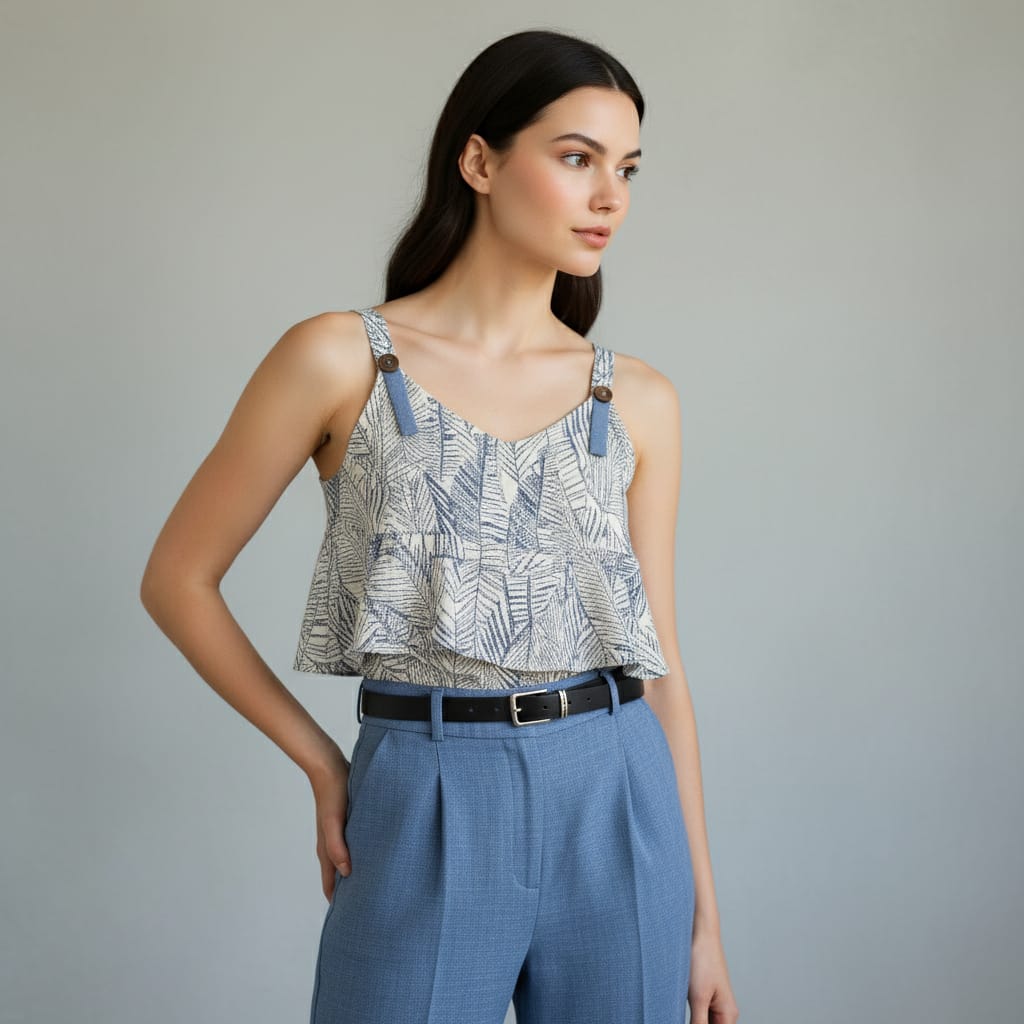 2-piece Spaghetti Top with Pants