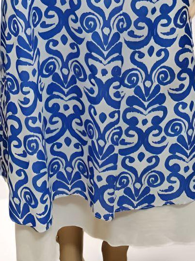 Printed Long Dress