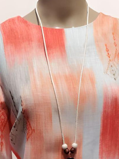 Printed Long Sleeve Tunic
