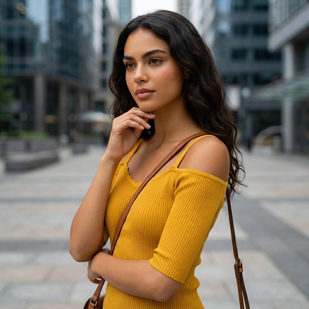 Off-Shoulder Strap Crop Top