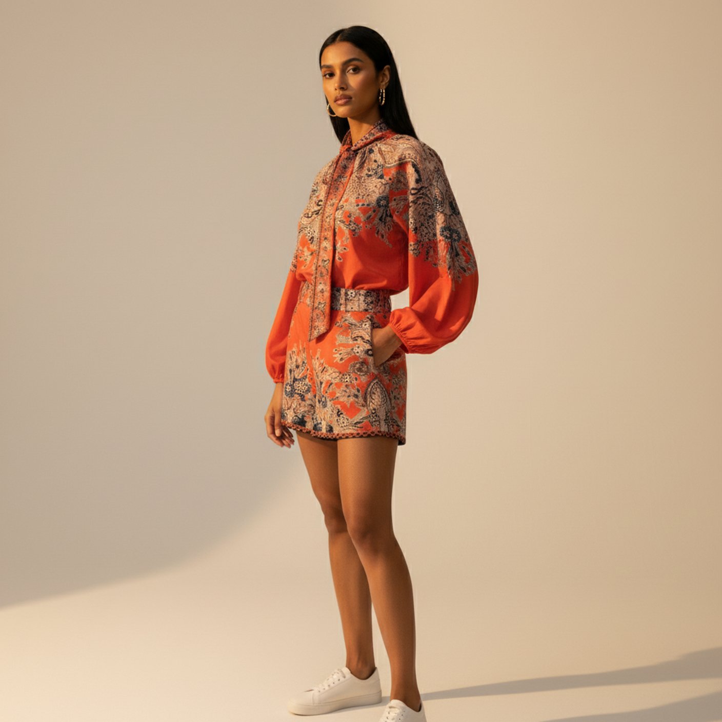 Button Shirt With Shorts