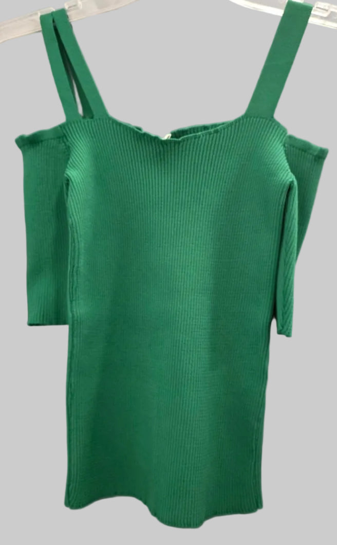 Off-Shoulder Strap Crop Top